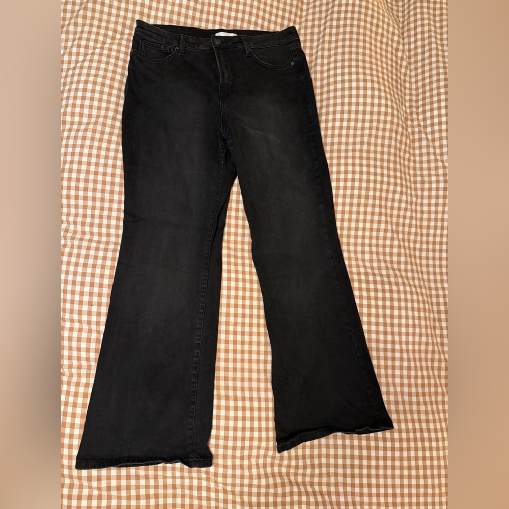 Lauren Conrad Black Women's Flared Jeans